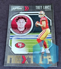 2021 Panini Playbook Next Up #NXT-TLA TREY LANCE San Francisco 49ers RC
